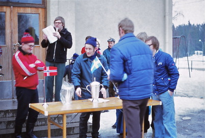 Februari 1975 - Skidtävlingen Over kölen.
