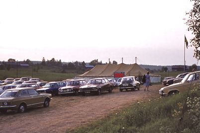 Juni 1975 - Missionstältet i Töcksfors.