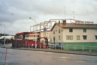 Utbyggnad av Lågprisvaruhuset Gränslöst 2008.