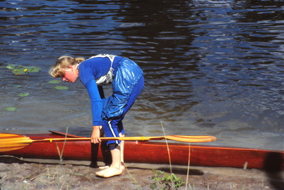 Kanottävling i samband med Töcksmarksveckan 1979.