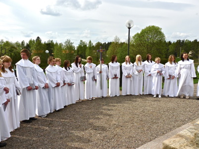 22 maj 2010 - Pingstafton med konfirmation i Töcksmarks kyrka.