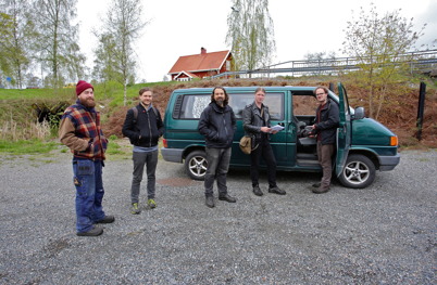12 maj 2015 - Elever vid Stenebyskolan var i Töcksfors för rekognosering.