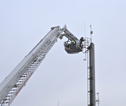 6 november 2015 - Räddningstjänstens skylift.