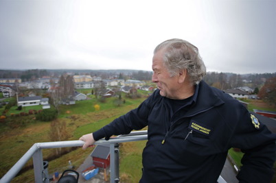6 november 2015 - Utsikt från Räddnings-tjänstens skylift.