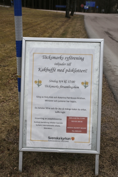 9 april 2017 - Töcksmarks syförening bjöd in till Kakbuffé.