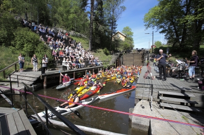 27 maj 2017 - I Örje var det säsongs-premiär vid  Ørje  Sluser, med Kanalturen 2017.