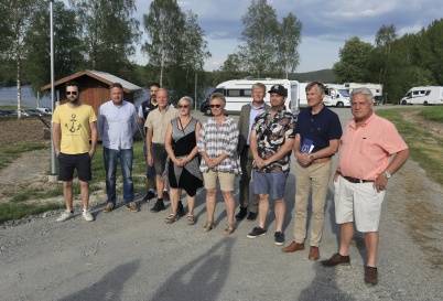 5 juni 2021 - Vid Gästhamnen i Östervallskog invigde man en ny ställplats för husbilar.