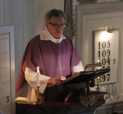 5 december 2021 - Rune Wallmyr, avgående kyrkoherde i Nordmarkens pastorat, höll predikan.