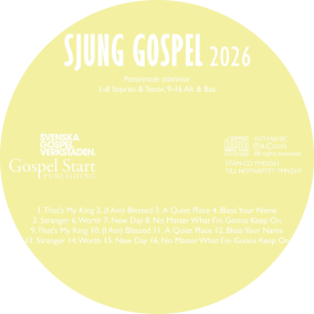 Sjung Gospel 2026 stämcd - 