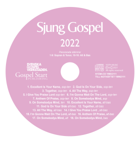 Sjung Gospel 2022 stämcd - Stämcd