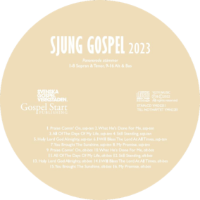 Sjung Gospel 2023 stämcd - 
