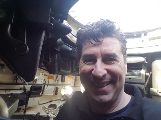 Ulf in a Leopard 1A5