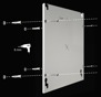Infranomic Infravärmepanel 500 Watt SlimLine 900 x 600 i vit eller svart