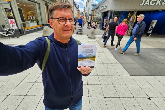 Evangelisation i korsningen Gamla Brogatan - Drottninggatan idag