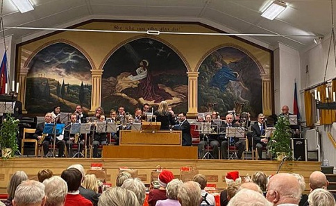 Fa 2022 julmässa Kulturskolan  Gunnebo Musikkår