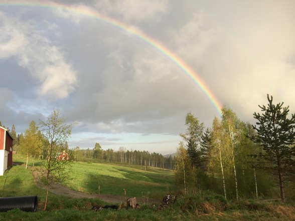2016-05-21 Regnbåge del 1 över Furuhult 2016-05-21 Regnbåge del 1 över Furuhult