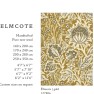 William Morris Matta Elmcote Gold art.127806 Fyra storlekar Kampanj 25% rabatt på hela köpet över 5000 kr KOD. GTGYTKXL