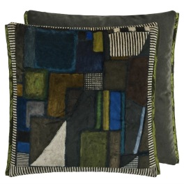 Designers Guild A.Nyhet Kudde RAKU PATCHWORK CHOCOLATE VELVET 50x50 CCDG1579 Kampanj 25% rabatt på hela köpet över 5000 kr (gäller ej rea och tyger) KOD. GTGYTKXL