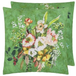 Designers Guild A.Nyhet Kudde MARGARETTA LINEN EMERALD 55x55 CCDG1571 Kampanj 25% rabatt på hela köpet över 5000 kr (gäller ej rea och tyger) KOD. GTGYTKXL