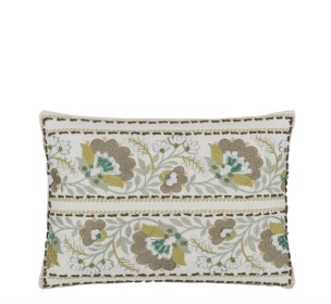 Designers Guild Kudde ENAMEL FLOWER CELADON COTTON 40x30 CCDG1593 (KÖP FLER - UPP TILL 15% RABATT) - 1-pack 5% rabatt