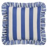 Designers Guild A.Nyhet Kudde BERKELEY STRIPE COBALT COTTON 43x43 CCDG1609 (KÖP FLER - UPP TILL 15% RABATT) - 3-pack 15% rabatt