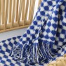 Designers Guild A.Nyhet Pläd LANSDOWNE COBALT BLDG0312 (KÖP FLER - UPP TILL 15% RABATT)