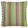 Designers Guild A.Nyhet Kudde CORK STREET STRIPE EMERALD COTTON 43x43 CCDG1612 (KÖP FLER - UPP TILL 15% RABATT) - Visar kudde andra sidan