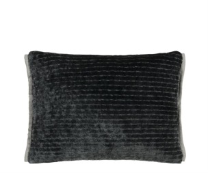 Designers Guild A.Nyhet Kudde MAZARIN GRAPHITE VELVET 40x30 CCDG1616 (KÖP FLER - UPP TILL 15% RABATT) - 1-pack 5% rabatt