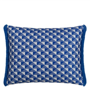 Designers Guild A.Nyhet Kudde Outdoor TARAKAN COBALT 60x45 cm CCDG1626 (KÖP FLER - UPP TILL 15% RABATT) - 1-pack 5% rabatt