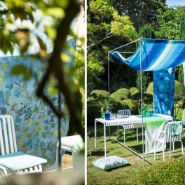 Designers Guild Tygkollektion PALME BOTANIQUE OUTDOOR