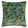 Designers Guild Kudde MADHYA AZURE VELVET 55x55 CCDG1146 (1-PACK) Kampanj 25% rabatt på hela köpet över 5000 kr (gäller ej rea och tyger) KOD. GTGYTKXL - Visar kudde baksida