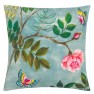 Designers Guild Kudde PAPILLON CHINOIS TEAL COTTON/LINEN 50 X 50 cm CCDG1210 (1-PACK) Kampanj 25% rabatt på hela köpet över 5000 kr (gäller ej rea och tyger) KOD. GTGYTKXL - Kudde  En styck