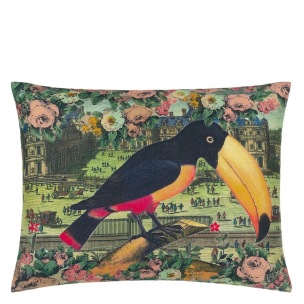 John Derian Kudde TOUCAN FLORAL SEPIA 60x45 CCJD5070 (2-PACK) Kampanj 25% rabatt på hela köpet över 5000 kr (gäller ej rea och tyger) KOD. GTGYTKXL - 2-pack Kuddar med rabatt