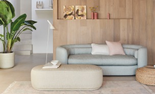 A. Nyhet Romo Tygkollektion Ruskin Textured Plain