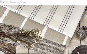 1A. Nyhet Villa Nova Tygkollektion Marne Decorative Stripes