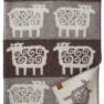 Klippans Yllefabrik SHEEP STRIPE BY BENGT & LOTTA 130 X 180 CM. 50 % RECYCLED WOOL & 50 % ECO LAMBSWOOL 2296-01 Brown/Grey