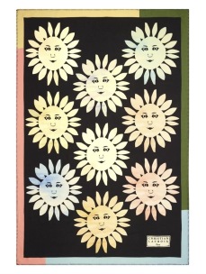 Christian Lacroix Pläd HELLO SUNSHINE JAIS BLCL5013 digitaltrykt på Puré Merino Wool (KÖP FLER - UPP TILL 15% RABATT) - 1-pack 10% rabatt