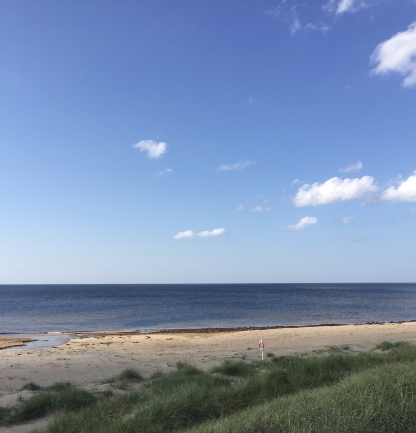 Vita Bandets badstrand - en långgrund sandstrand