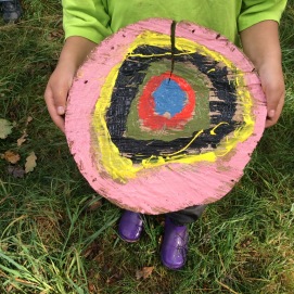 Land art projekt "Cirkel" - med samtliga 5-åringar i kommunal barnomsorg, Klippans kommun genom Kulturgarantin 
