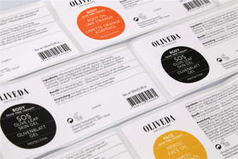 Produktettiketter för kosmetiska Produktettiketter för kosmetiska