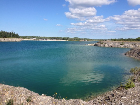 Blå Lagunen, norra Gotland Blå Lagunen, norra Gotland