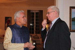 Mr Sandlund with Indian Ambassador Mr Ashok Sajjanhar