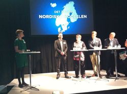 Från vänster: Loa Brynjulfsdottir, Johan Ingelskog, Jorunn Berland, Tobias Eriksson och Lauri Ihalainen. Från vänster: Loa Brynjulfsdottir, Johan Ingelskog, Jorunn Berland, Tobias Eriksson och Lauri Ihalainen.