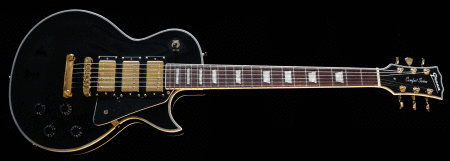 Green LP Black Beauty - triple humbuckers