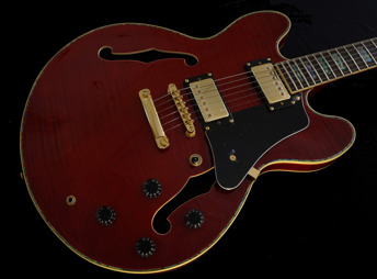 Green B&B Pearl - Cherry Red/Green Pickups