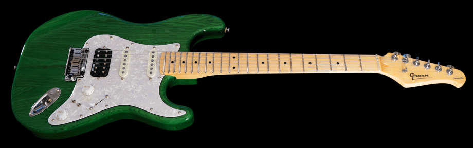Trans Green - with Maple fingerboard