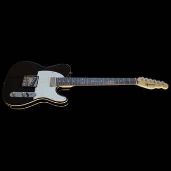 Green TL Custom BK - Green Pickups, white pickguard