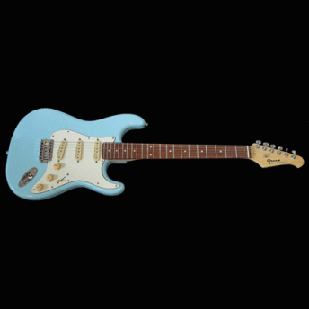 Green ST Vintage - Sonic Blue/Green Hot Pickups