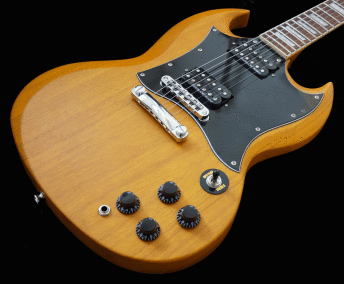 Green SG Dakar - Green Humbuckers/Black Pickguard
