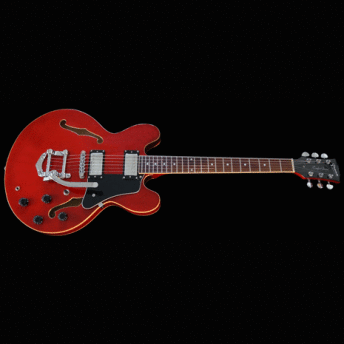 Green B&B Tremolo - Red/Tremolo Bridge